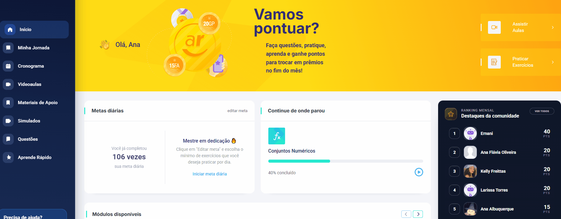 Animação Aprova Rápido